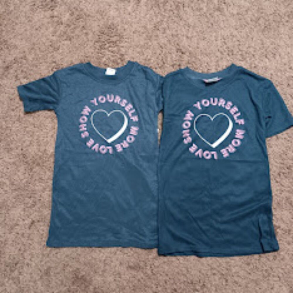 Girls -LOVE yourself- Oversized sleep Shirt 2 pack